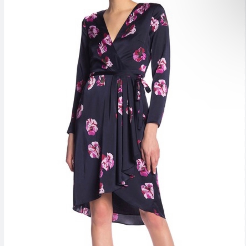 Joie Miltona Floral Wrap Dress XXS